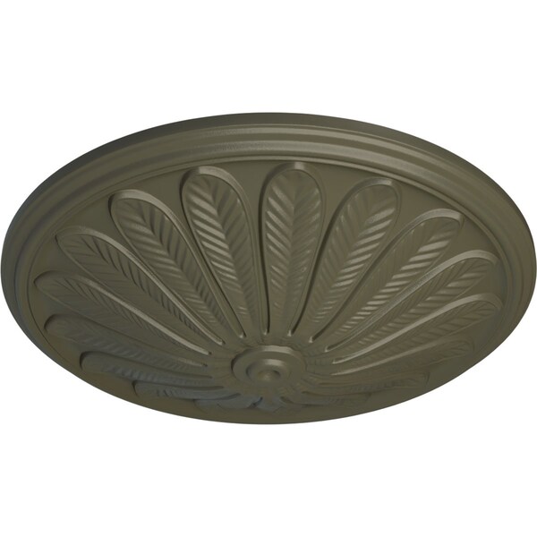 Brontes Ceiling Medallion (Fits Canopies Up To 3 5/8), Hnd-Painted Witch Hazel, 25 1/2OD X 5 1/2P
